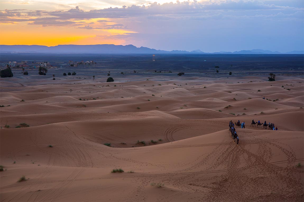 Circuito de 7 Días desde Fes via Al Desierto de Merzouga y Marrakech